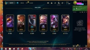 Conta nvl30 com Lux Academia de Batalha Prestígio - League of Legends LOL