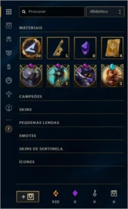 CONTA OURO 4 - League of Legends LOL
