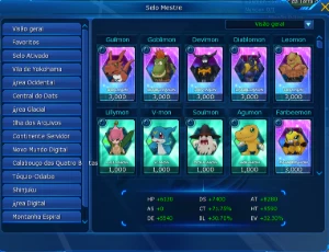 Leia A Descrição: Conta Ladmo Omega Endgame Bloom E Miko - Digimon Masters Online