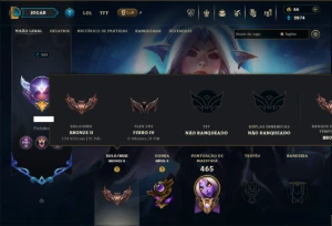 Bronze 2 com TODOS os Champs e 120 Skins ( ADC / SUP ) +RP - League of Legends LOL