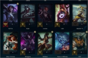 vendo acc league of legends boa para rushar diamond 1 LOL