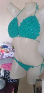 Biquíni crochê - Artesanato e Personalizados