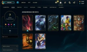 Conta LOL 1035 RP BR - League of Legends