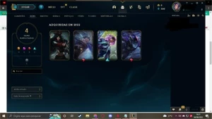 Acc smurf diamante 4 , 67% win rate , EMAIL NÃO VERIFICADO - League of Legends LOL