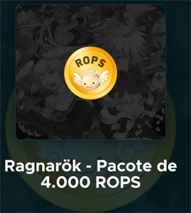 Ragnarök - Pacote de 4.000 ROPS - Ragnarok Online