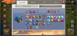 Conta cv12 rushada algumas tropas full. - Clash of Clans