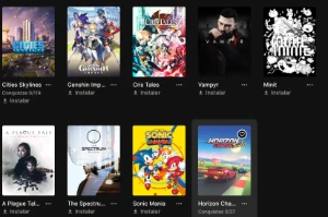 Conta Epic Games com mas de 30 jogos
