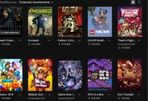 Conta Epic Games com mas de 30 jogos