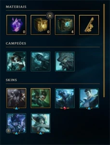 Conta sem ranque, level 30, com skins tops - League of Legends LOL
