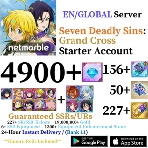 [GLOBAL] Demon Lord Rimuru + 4760+ Diamonds Seven Deadly Sin - Outros