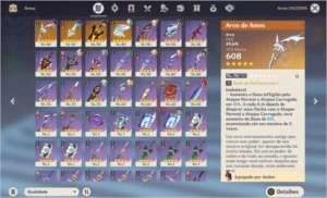 AR 57 ITTO C1! (18 T5 COM CONSTELAÇÕES!)ALOY YOIMIYA MONA C1 - Genshin Impact