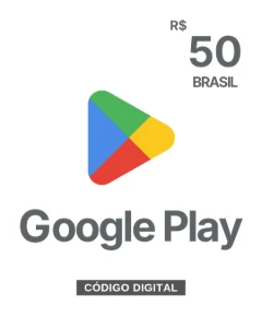 Gift Card Google Play Store R$ 50 reais
