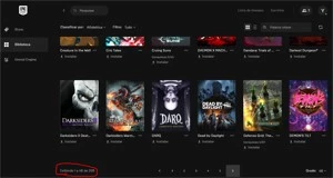 Epic Games Conta 208 jogos