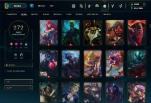 Ferro 3 com TODOS os champs e 272 Skins ( MAIN JG ) - League of Legends LOL