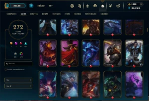 Ferro 3 com TODOS os champs e 272 Skins ( MAIN JG ) - League of Legends LOL