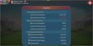 Conta T4 220 m - Lords Mobile