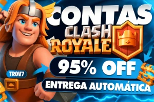 CONTAS DE CLASH ROYALE EM PROMOÇÃO!!!