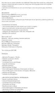 App mobilidade urbana top Uber - Outros