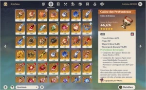 AR 55 / 12 SSR (TOTAL) + 16 SR / 100+ Desejos. - Genshin Impact
