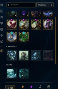 Conta ex ouro pra fazer md10 - (Contem Ez Pulsefire) - League of Legends LOL