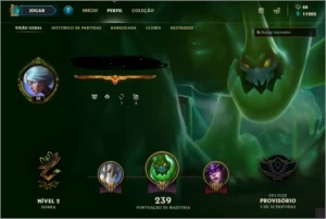 Conta ex ouro pra fazer md10 - (Contem Ez Pulsefire) - League of Legends LOL