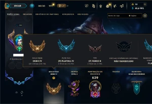 Unranked com TODOS os champs e 386 Skins ( JG / MID / ADC ) - League of Legends LOL