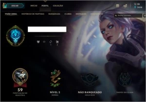 CONTA LOL- SMURF - League of Legends
