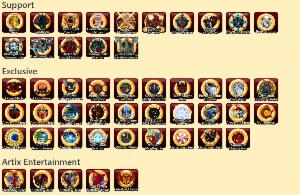 150 Badge - Member Ativo - Forges - Hardfarm - 6 Chest  - Adventure Quest World AQW