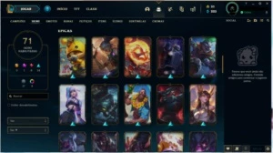 Conta Diamond, Com 102 campeões e 71 skins - League of Legends LOL