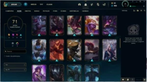 Conta Diamond, Com 102 campeões e 71 skins - League of Legends LOL