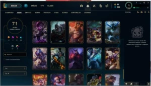 Conta Diamond, Com 102 campeões e 71 skins - League of Legends LOL