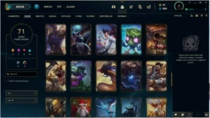 Conta Diamond, Com 102 campeões e 71 skins - League of Legends LOL