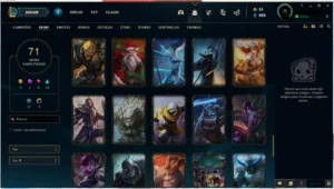 Conta Diamond, Com 102 campeões e 71 skins - League of Legends LOL