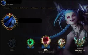 CONTA DE LOL PLAT 2 SEGUE IMAGENS - League of Legends