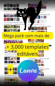 Pack De 3.000 Templates Editáveis+Canva