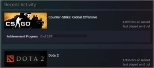 CONTA CS GO/DOTA2 2000HORAS / CS GO FREE - Counter Strike