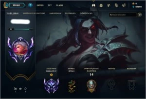 CONTA DIAMANTE 4 LOL 71% DE WINRATE - League of Legends
