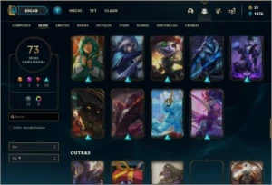 Conta Platina 2 com honra 4 - League of Legends LOL