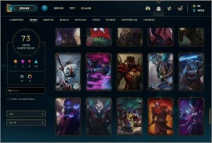 Conta Platina 2 com honra 4 - League of Legends LOL