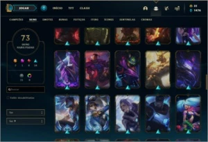 Conta Platina 2 com honra 4 - League of Legends LOL