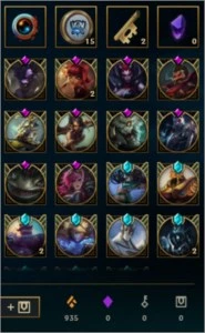 Platina V - 97 skins - todos os campeões - 31k de Ip - League of Legends LOL