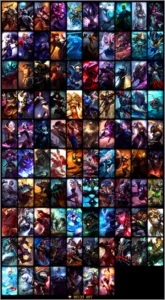 Platina V - 97 skins - todos os campeões - 31k de Ip - League of Legends LOL