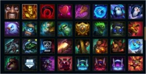 Platina V - 97 skins - todos os campeões - 31k de Ip - League of Legends LOL
