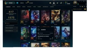 Conta league of legends de 9 anos com 561 skins diamante 3 LOL