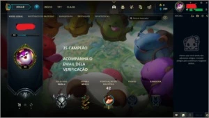 Conta prata 2/ 35 campeão acompanha email de criação - League of Legends LOL