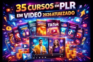 35 cursos em PLR em VIDEO