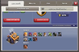 Centro de vila 13 bem upada - Clash of Clans