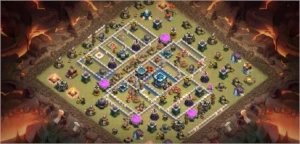 Centro de vila 13 bem upada - Clash of Clans