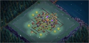 Centro de vila 13 bem upada - Clash of Clans