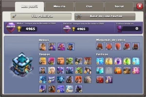 Centro de vila 13 bem upada - Clash of Clans